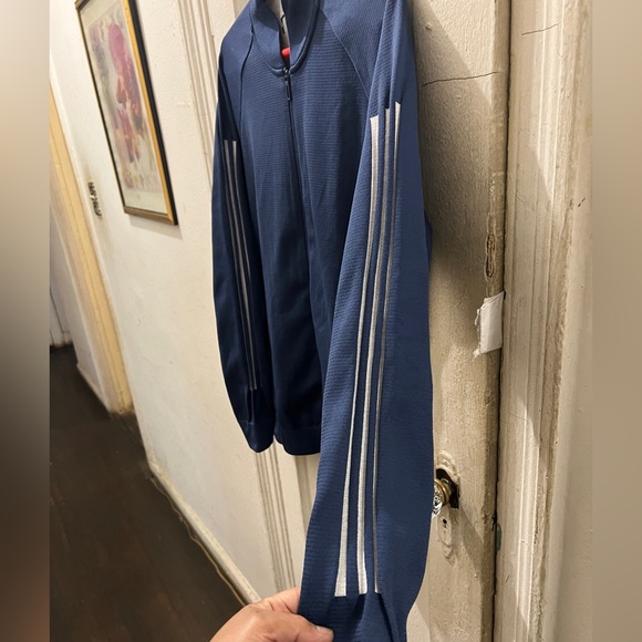 Adidas Men's Essentials Warm-Up 3-Stripes Track Jacket Size Medium - Picture 4 of 9